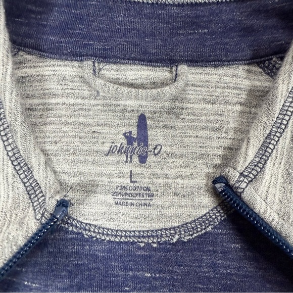 JOHNNIE-O WILLEM FULL-ZIP LIGHTWEIGHT JACKET IN STORMFRONT men large - Picture 9 of 10